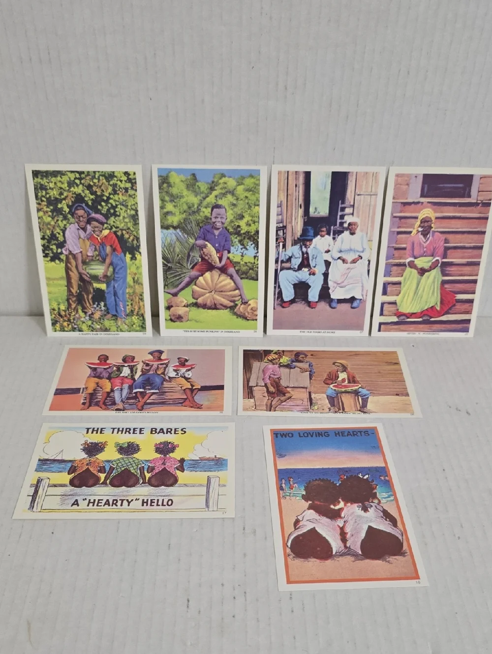 Set of 8 Vintage Postcards